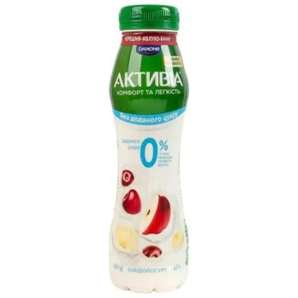 Йогурт Активіа черешня-ябл-бан б/ц 250гр  арт. 10860 