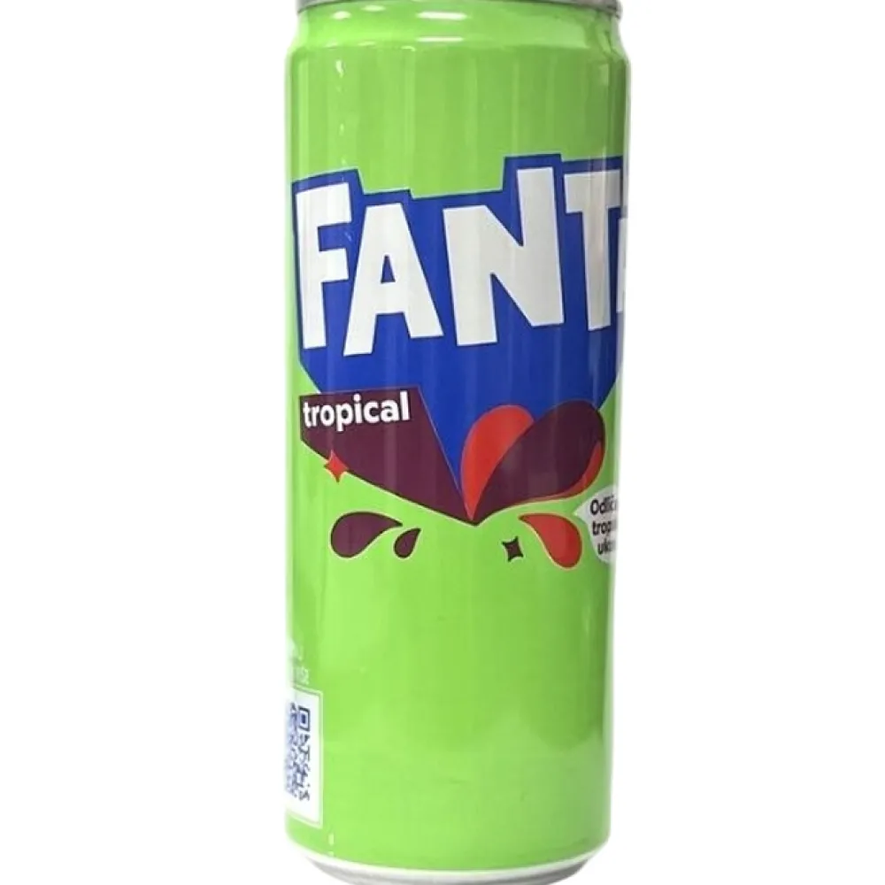 Напій газований Fanta Tropical з/б 0.33л  арт. 10977 