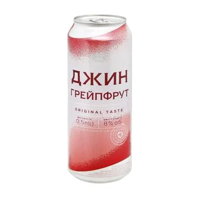 Напій слабоалкогольний Смак Джин Грейфрут з/б 0,5л  арт. 10538