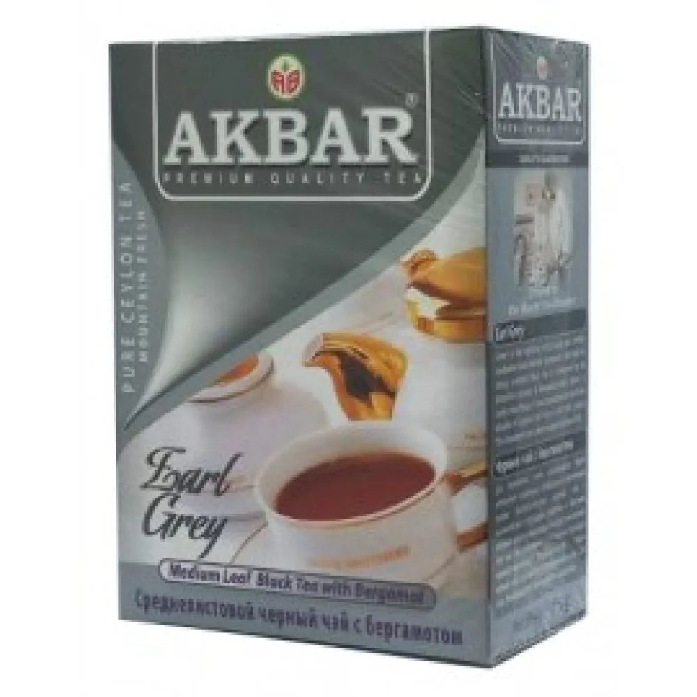 Чай Akbar Earl gray 100пак  арт. 08766 