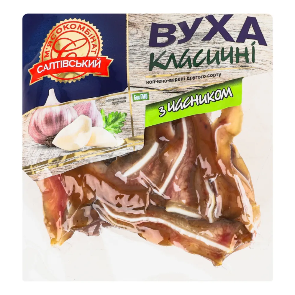 Вуха СМК з часником 100гр  арт. 09788  - фото 1