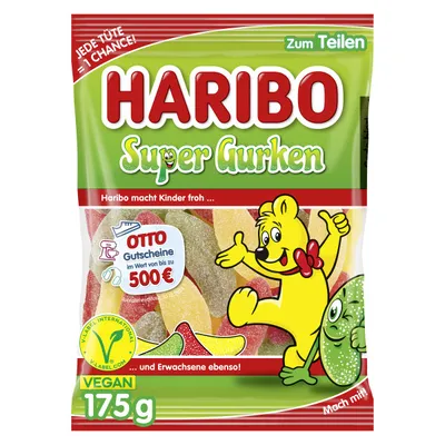 Желейна цукерка Haribo Super Gurken 175гр  арт. 08481