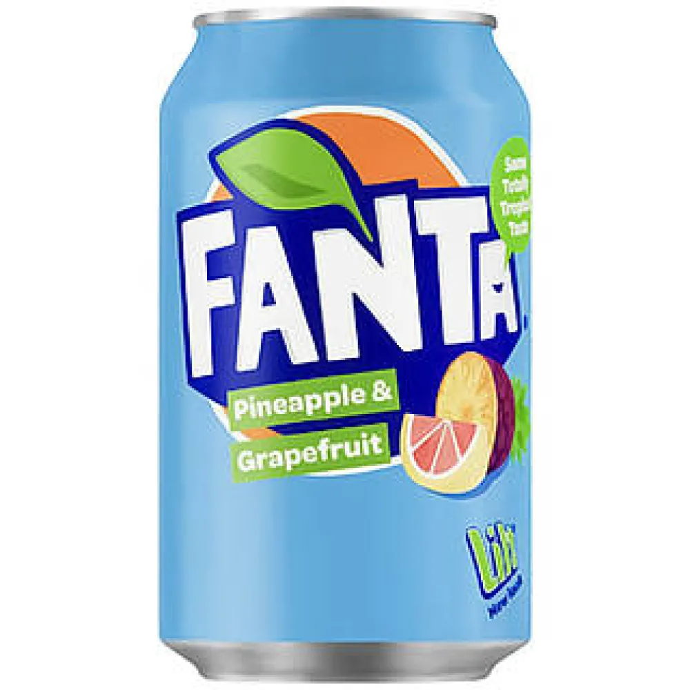 Напій газований Fanta pineapple&grapefruit 0.33л  арт. 06340 