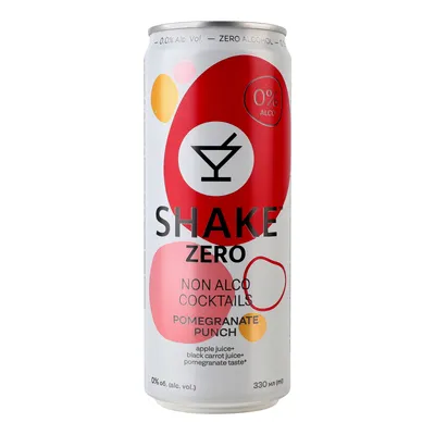 Напій газований Shake 0% гранат з/б 0.33л  арт. 06453