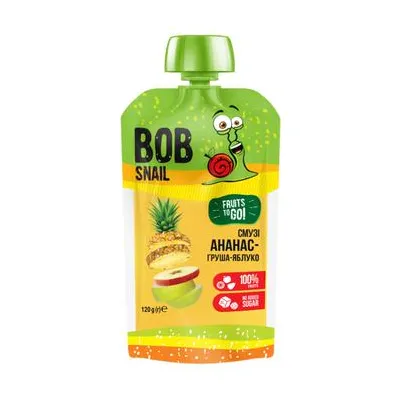 Смузі Bob Snail Анан-груша-ябл. 120гр  арт. 06730