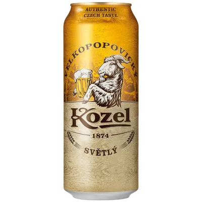 Пиво Kozel Svetly з/б 0.5л  арт. 00528