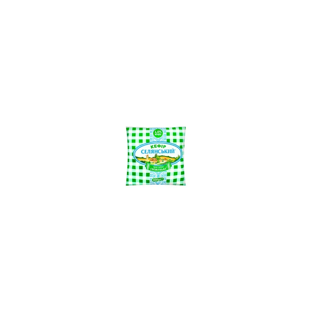 Кефір Селянський 1% 400мл  арт. 01595 