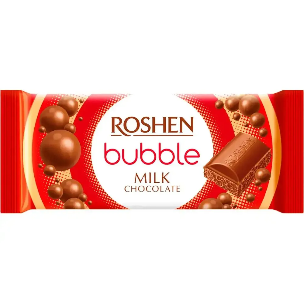 Шоколад Roshen Пористий молочний 80гр  арт. 04205 