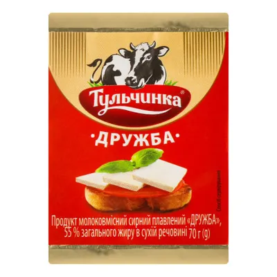 Сир плав. Тульчинка Дружба 70гр  арт. 03954