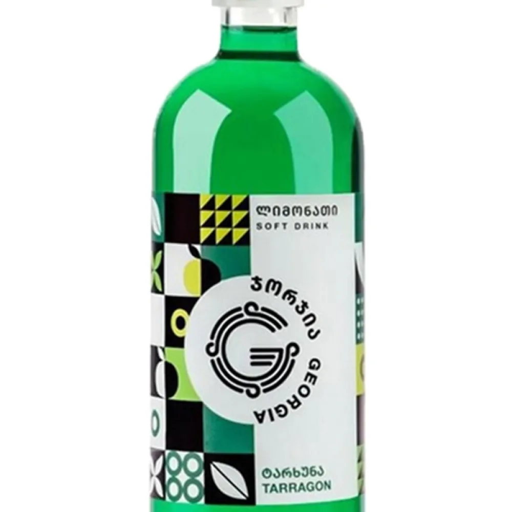 Напій газований Georgia Лимонад тархун 0,5л  арт. 00155 