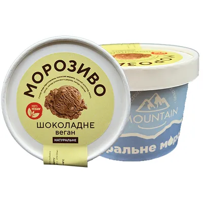 Морозиво Mountain Веган шоколадне 300мл  арт. 10912