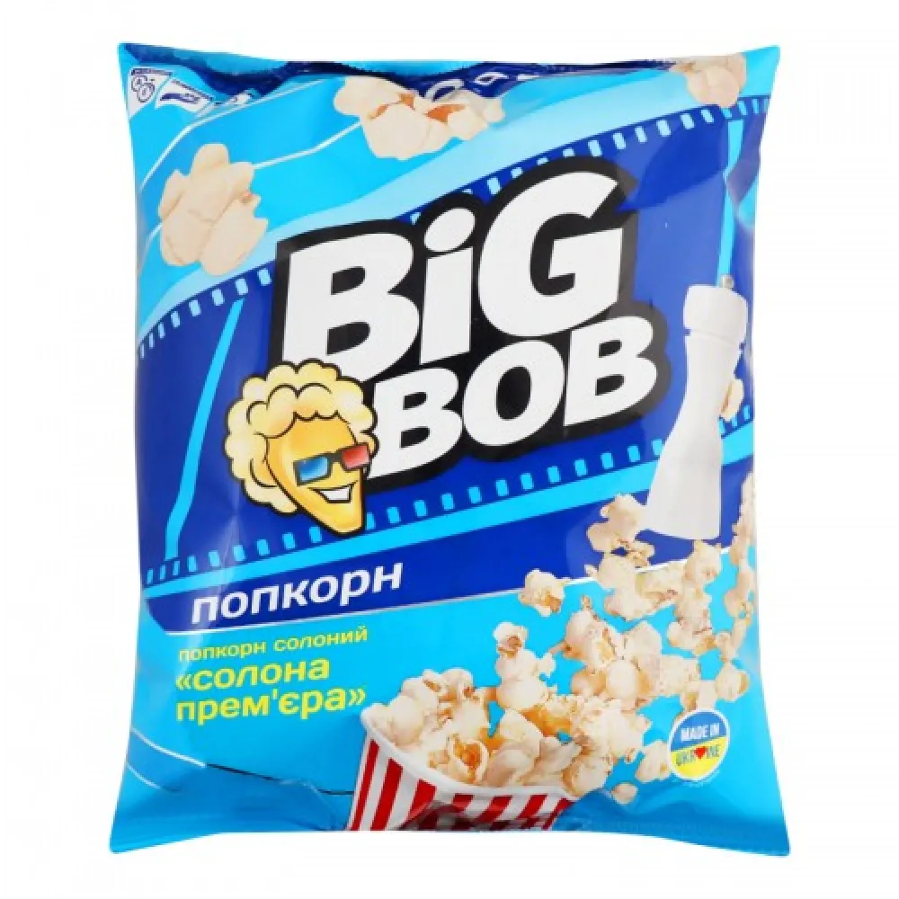 Попкорн Big Bob Солона Прем. 80гр  арт. 02999 