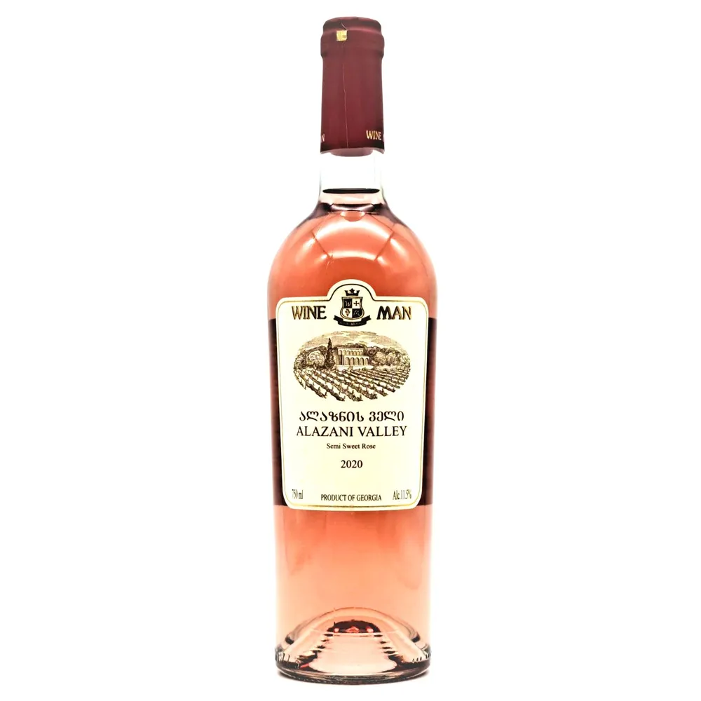Вино Алазанська долина Wine Man Рожеве н/с 0.75л  арт. 00217 