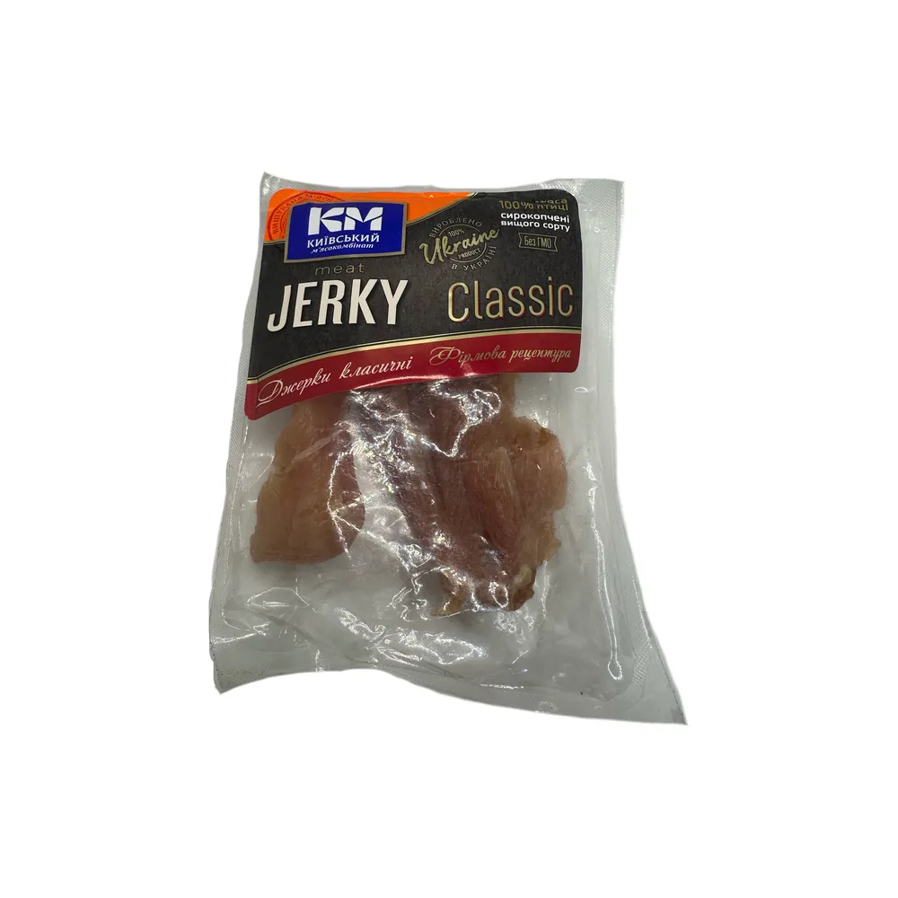 М'ясні снеки КМК Украина Jerky курячі класичні (ваг) арт. 08161 
