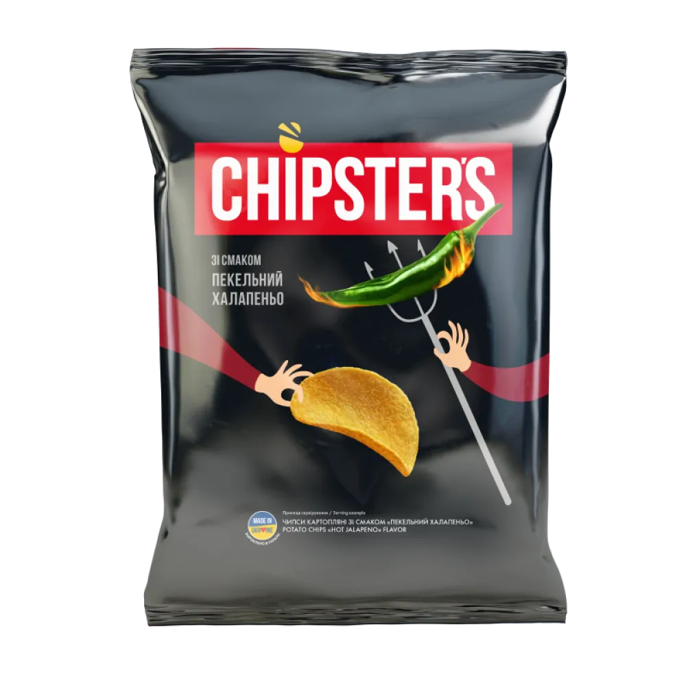 Чипси Chipster's Халапеньо 100гр  арт. 07694 