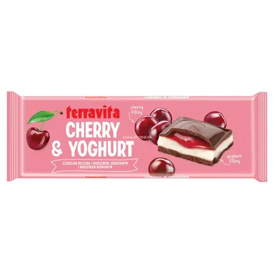 Шоколад Terravita йог.-виш. 235гр  арт. 07265