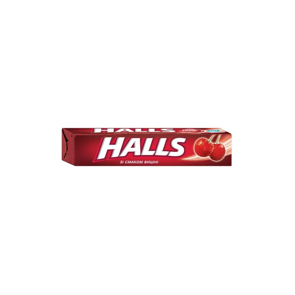Льодяник Halls вишня 25,2гр  арт. 01158 