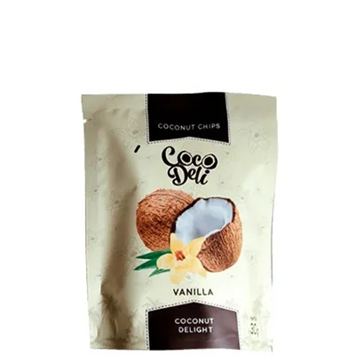 Чипси Coco Deli Кокосові з ваніллю 30гр  арт. 10409