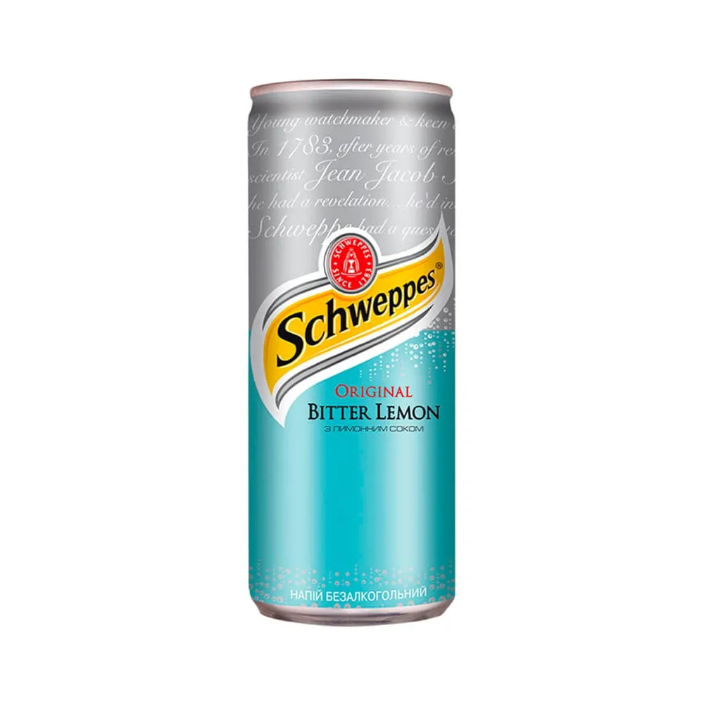Напій газований Schweppes лимон 0.33л  арт. 02864 