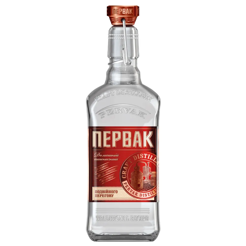 Горілка Первак Домаш.Пшен. 0.35л  арт. 01720 