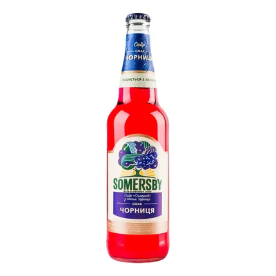 Напій слабоалкогольний Сидр Somersby Чорниці 0,5л  арт. 02119