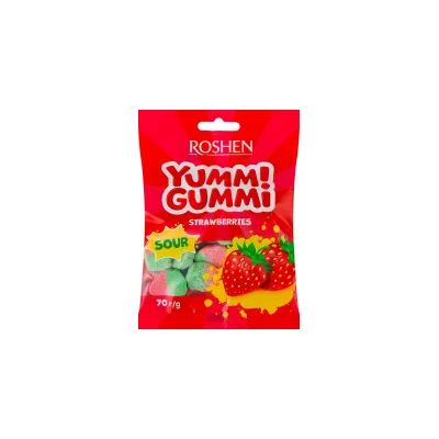 Желейна цукерка Yummi Gummi Strawberries 70гр  арт. 07785