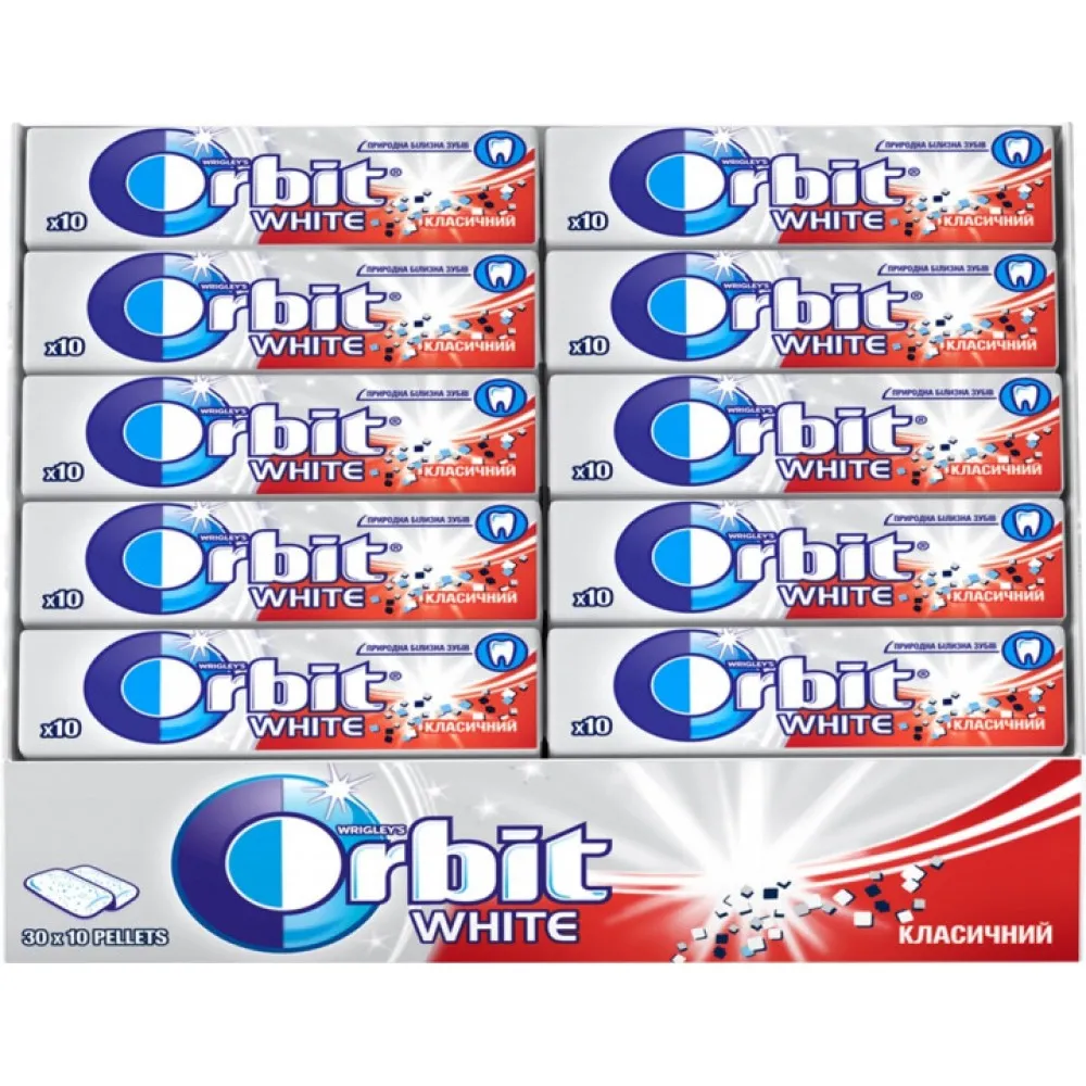 Жуйка Orbit white mint 14гр  арт. 01151 