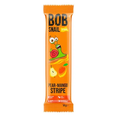 Цукерка Bob Snail груша-манго 14гр  арт. 09845