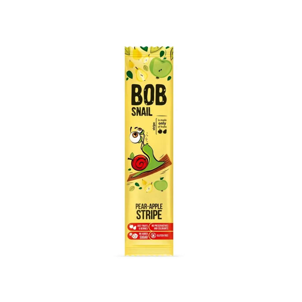 Цукерка Bob Snail ябл-груша 14гр  арт. 02758 