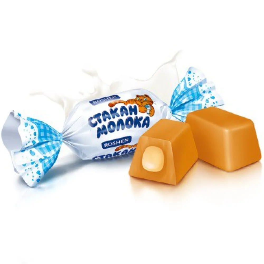 Цукерки Roshen Ірис Milky Splash (ваг) арт. 08131 