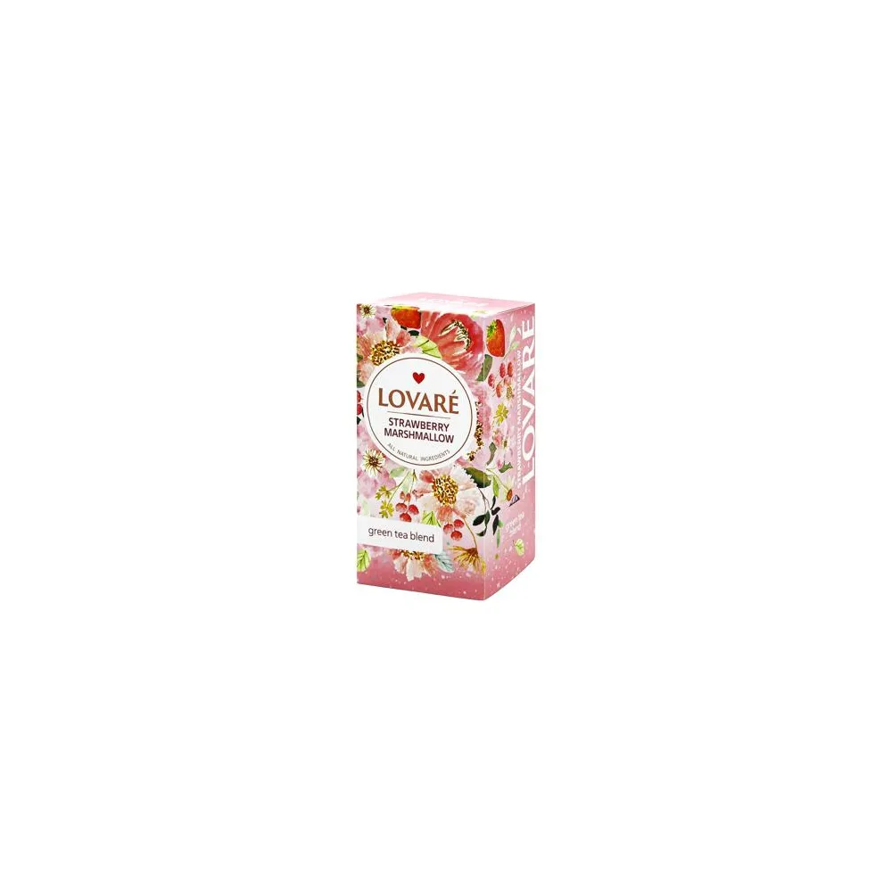 Чай Lovare Strawberry Marshmallow 24пак  арт. 09389 