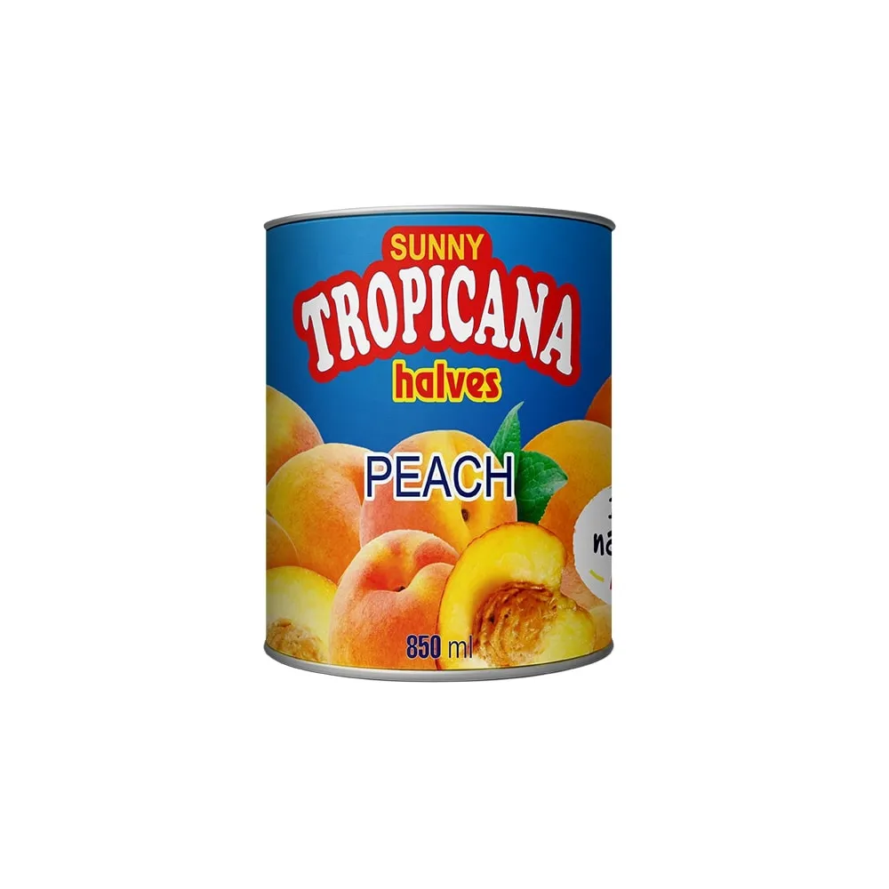 Персик Sunny Tropicana половинки в сиропі 850мл  арт. 10381 