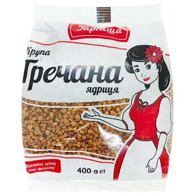 Крупа Гарніша Гречана ядр. 800гр  арт. 00946