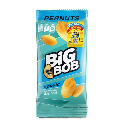 Арахіс Big Bob Смажений 60гр  арт. 06278
