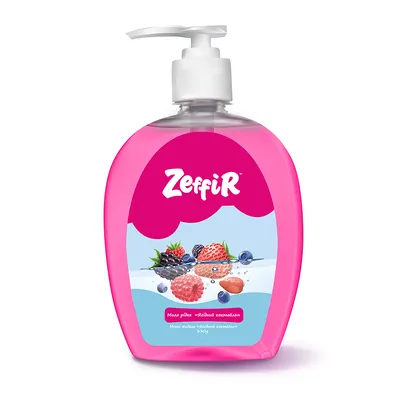 Рідке мило Zeffir Ягідний коктейль 330гр  арт. 07119