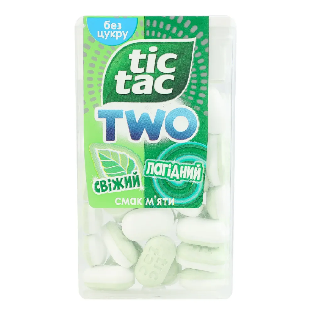 Драже Tic Tac TWO свіжий-лагідний 38,5гр  арт. 10499 