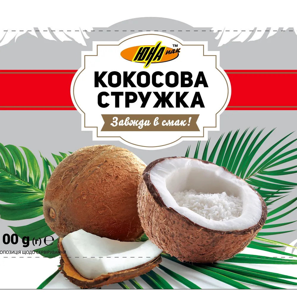 Приправа Кокосова стружка Una Біла 100гр  арт. 10637 