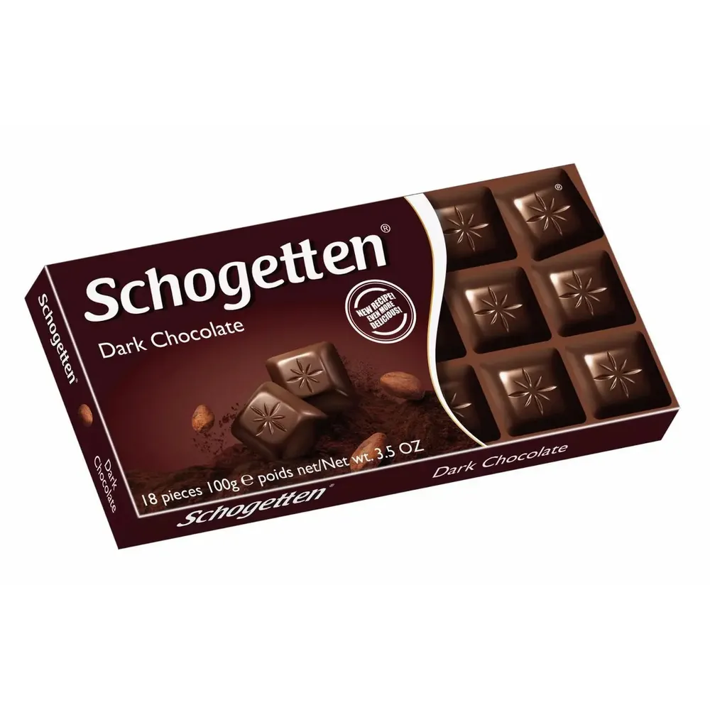 Шоколад Schogetten Чорний 100гр  арт. 00001 