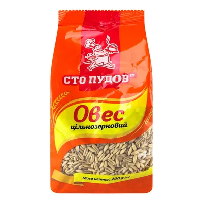 Овес Сто Пудів Цільний 200гр  арт. 04243