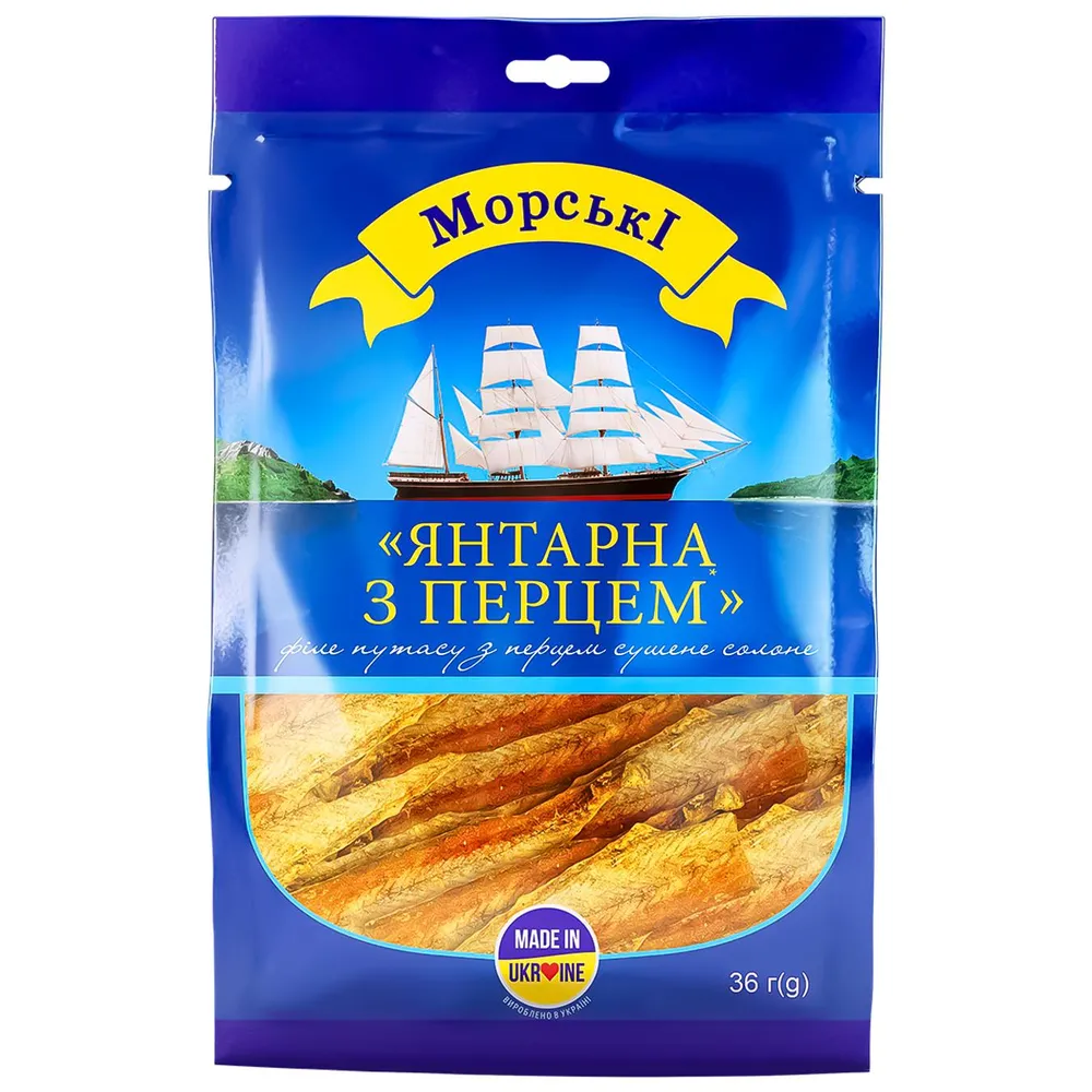 Янтарна Морські з перцем 36гр  арт. 03105 