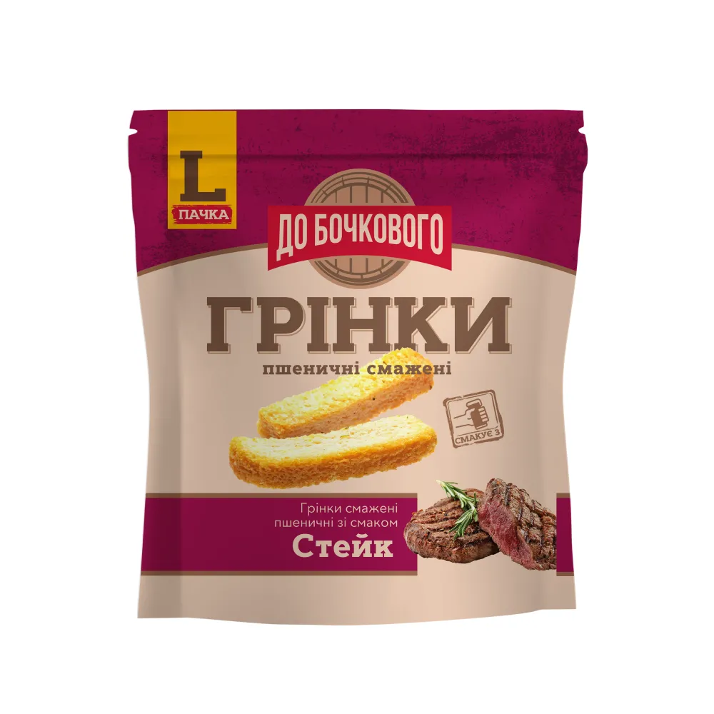 Грінки До Бочкового пшен. Стейк 130гр  арт. 06254 