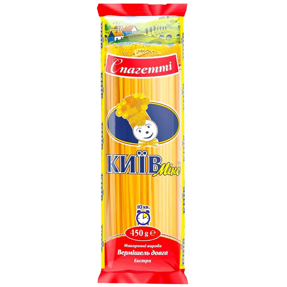 Спагеті Київ Мікс 450гр  арт. 09323 