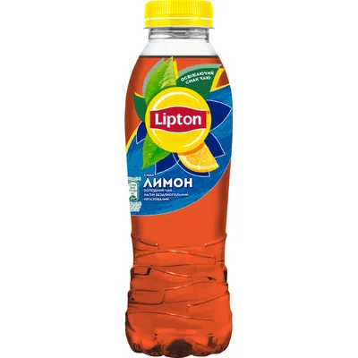 Холодний чай Lipton Чорний, лимон 0.5л  арт. 07064