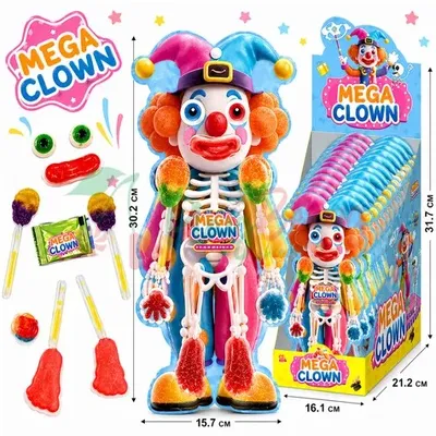 Набір цукерок Mega Clown 56гр  арт. 10841