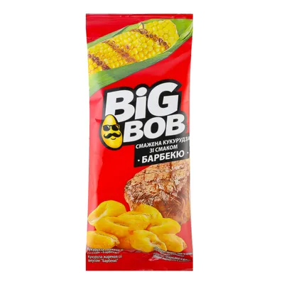 Кукурудза смажена Big Bob Барбекю 60гр  арт. 00595