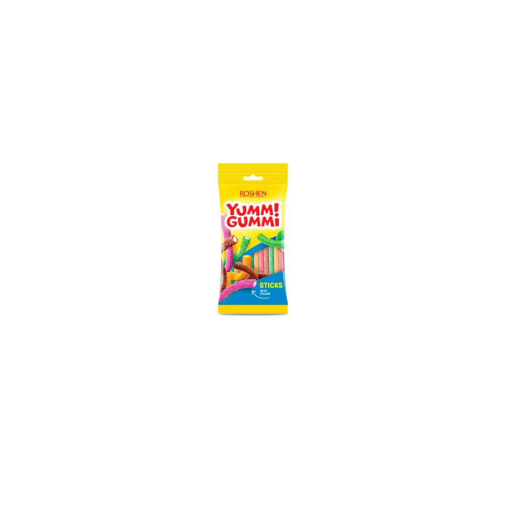 Желейна цукерка Yummi Gummi Sour Sticks 70гр  арт. 07990 