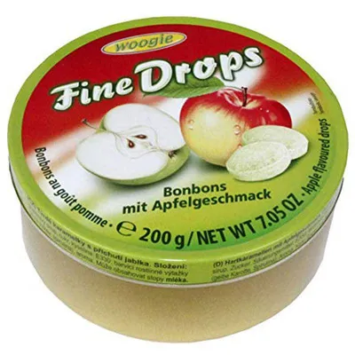 Льодяник Woogie Fine Drops ябл. 200гр  арт. 05341