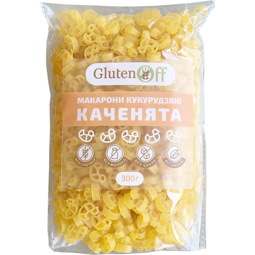 Макарони GlutenOff Каченята 300гр  арт. 10804 