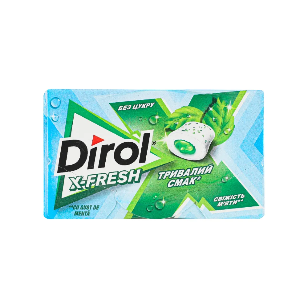 Жуйка Dirol ІксФреш мята 19.5гр  арт. 05229 