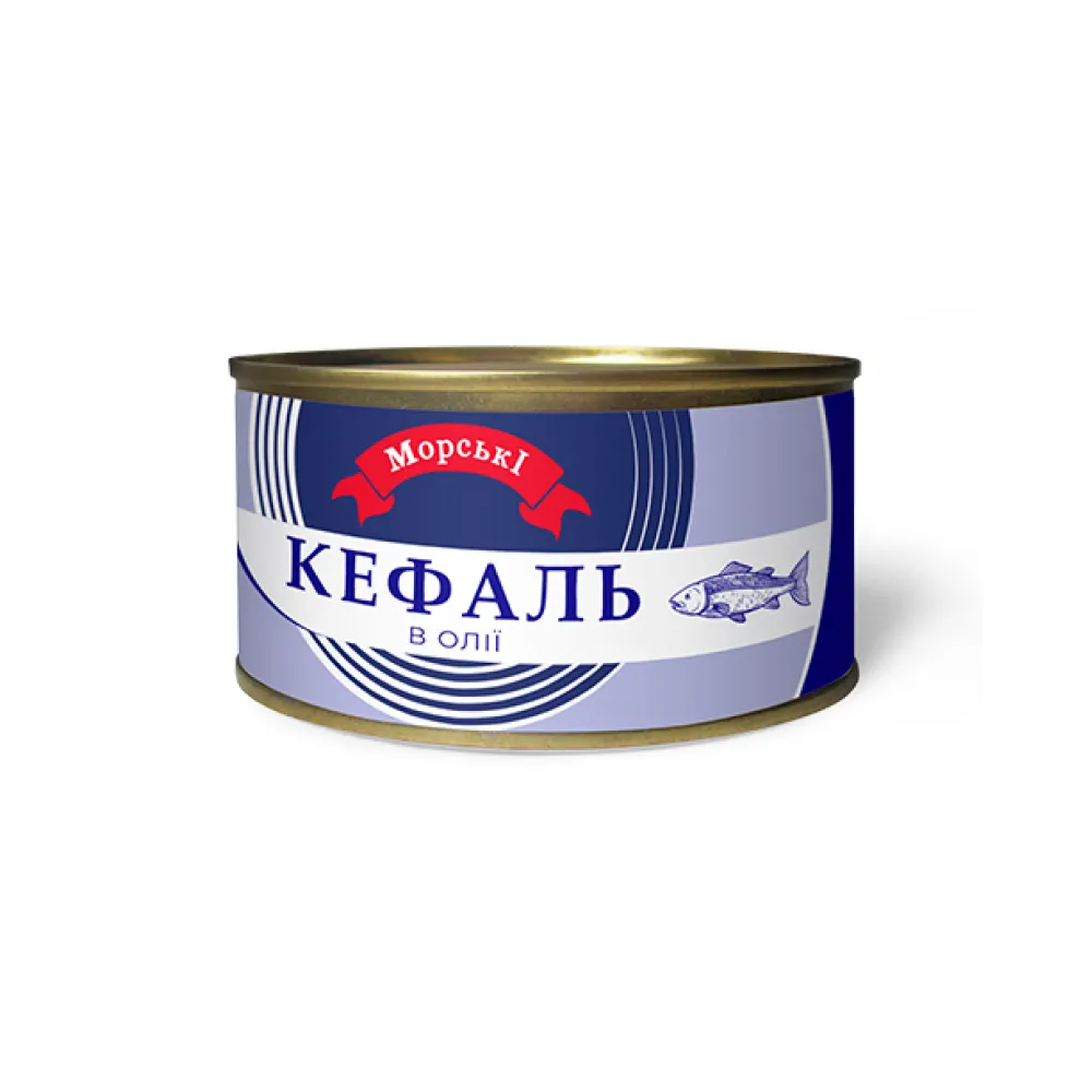Кефаль Морські В олії 230гр  арт. 06757 